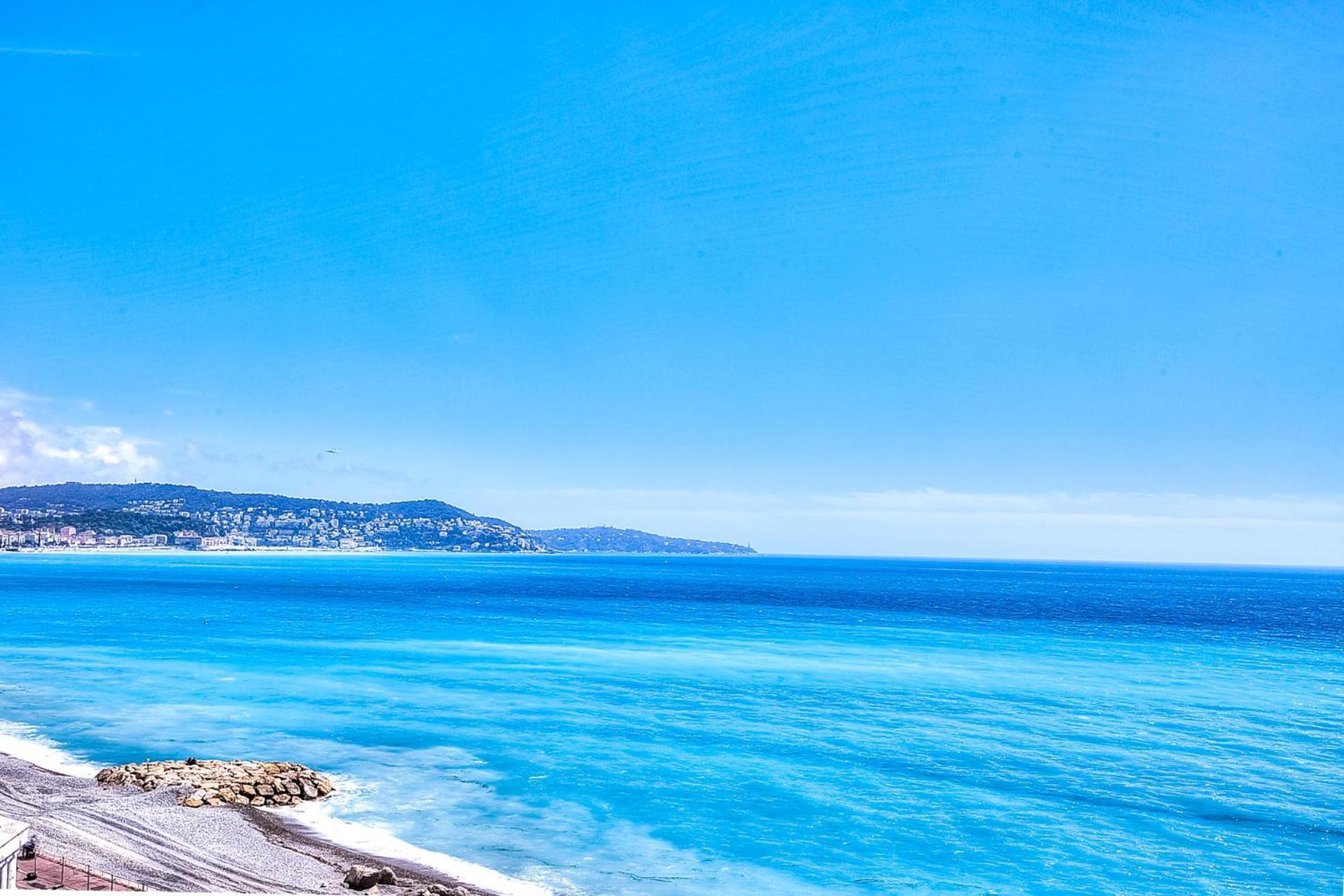 Apartament Le Florentina, Dernier Etage Avec Terrasse, Vue Sur La Baie Des Anges Nicea Zewnętrze zdjęcie