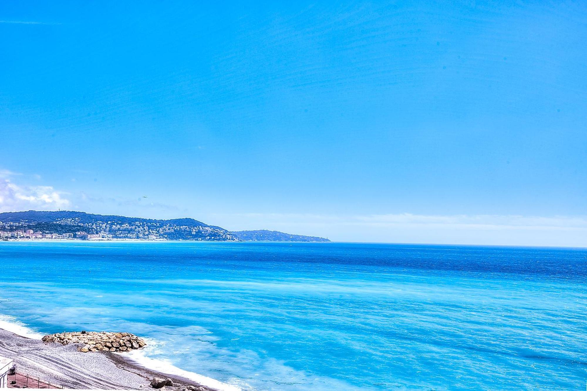 Apartament Le Florentina, Dernier Etage Avec Terrasse, Vue Sur La Baie Des Anges Nicea Zewnętrze zdjęcie